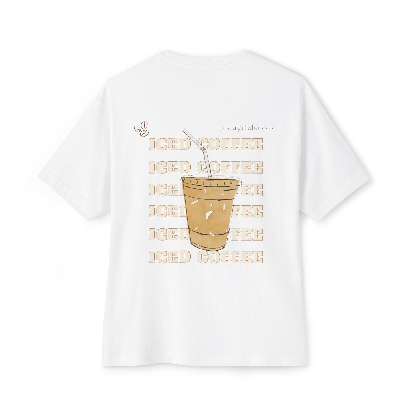 Just a Girl Who Loves Iced Coffee — T-Shirt