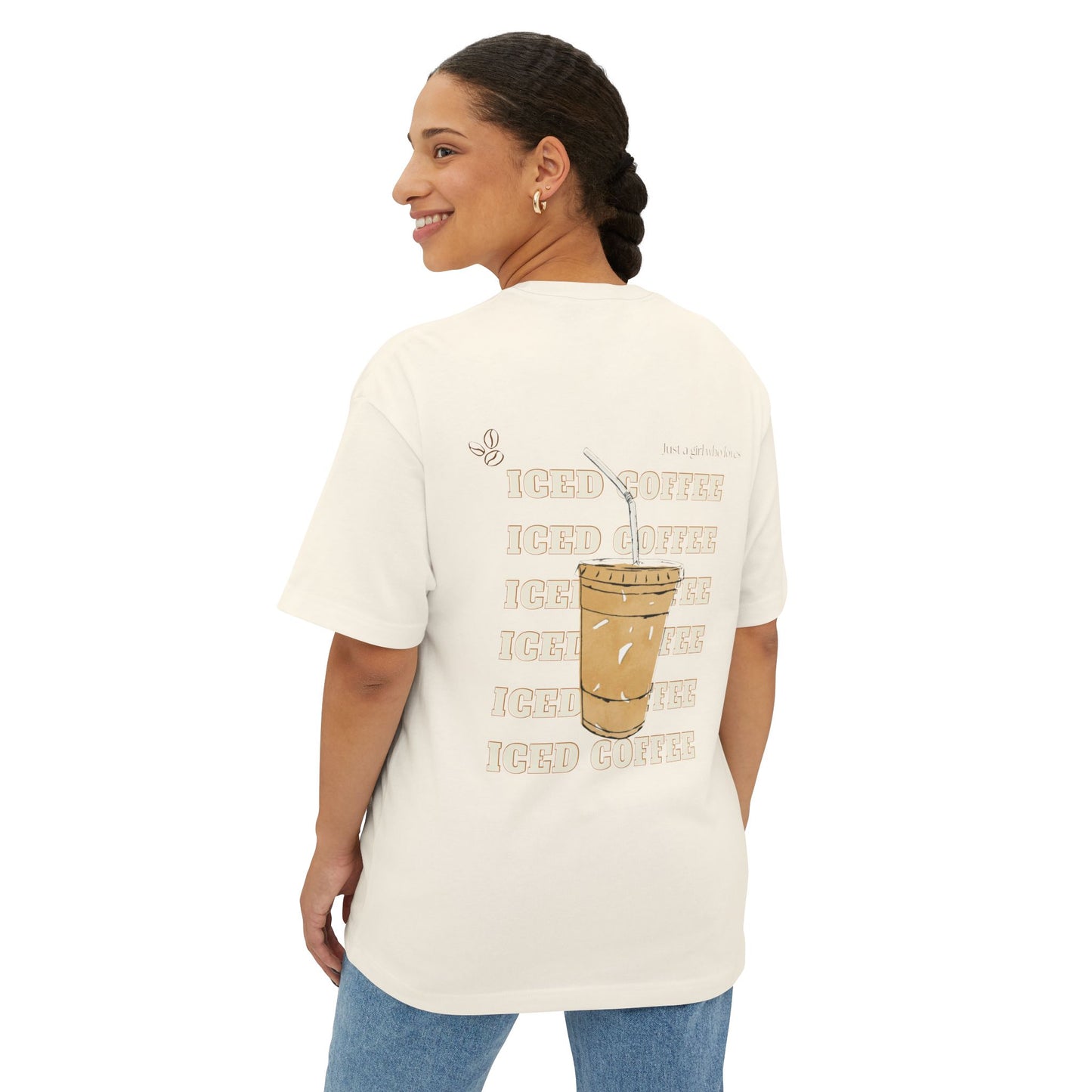 Just a Girl Who Loves Iced Coffee — T-Shirt